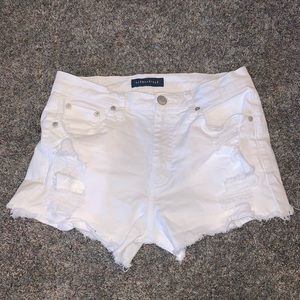 White Aeropostale cheeky shorts